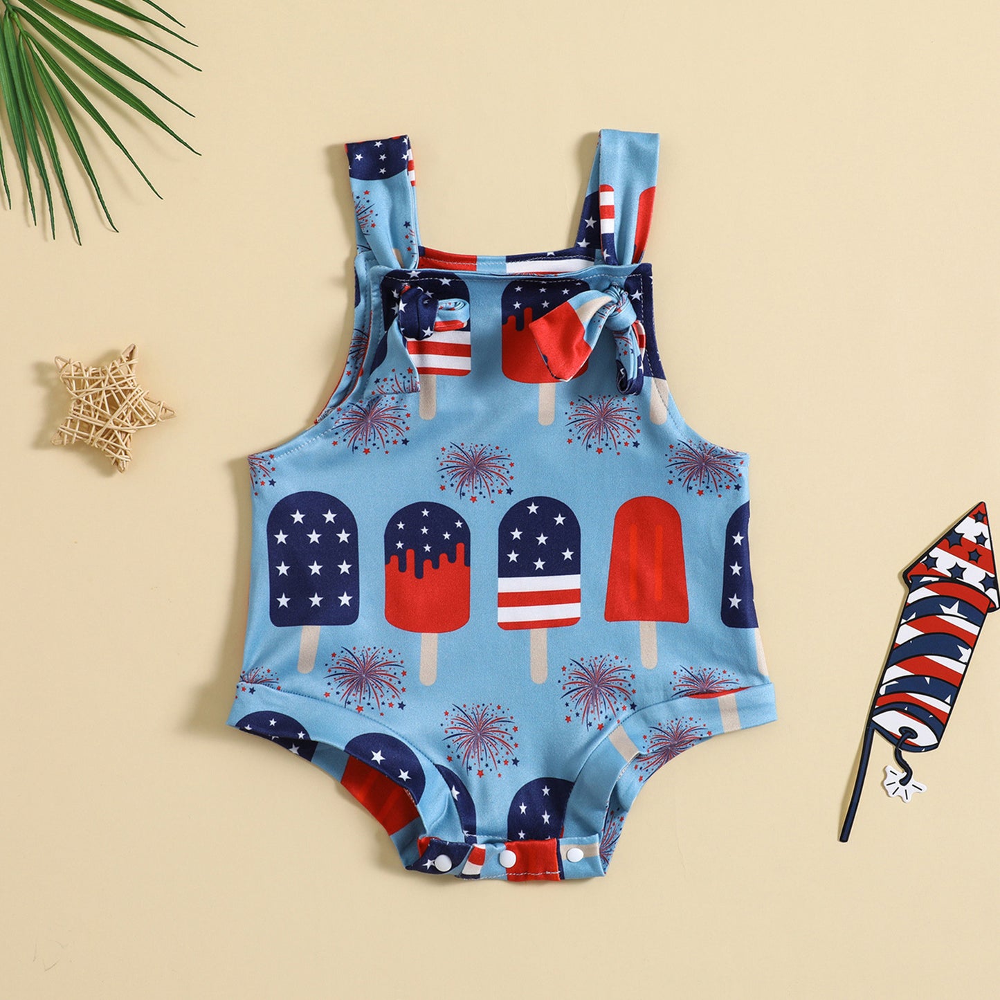 TinyTwist – Knotted Baby Romper