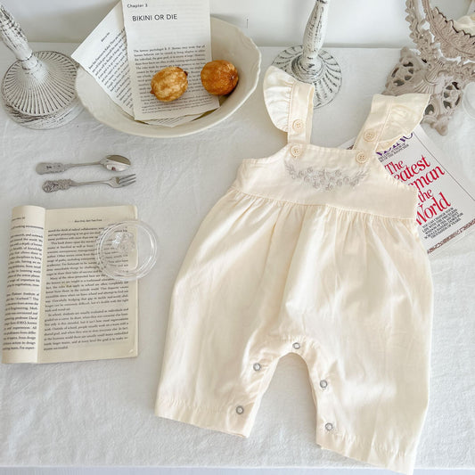 BlossomBelle – Baby Girl Suspender Romper