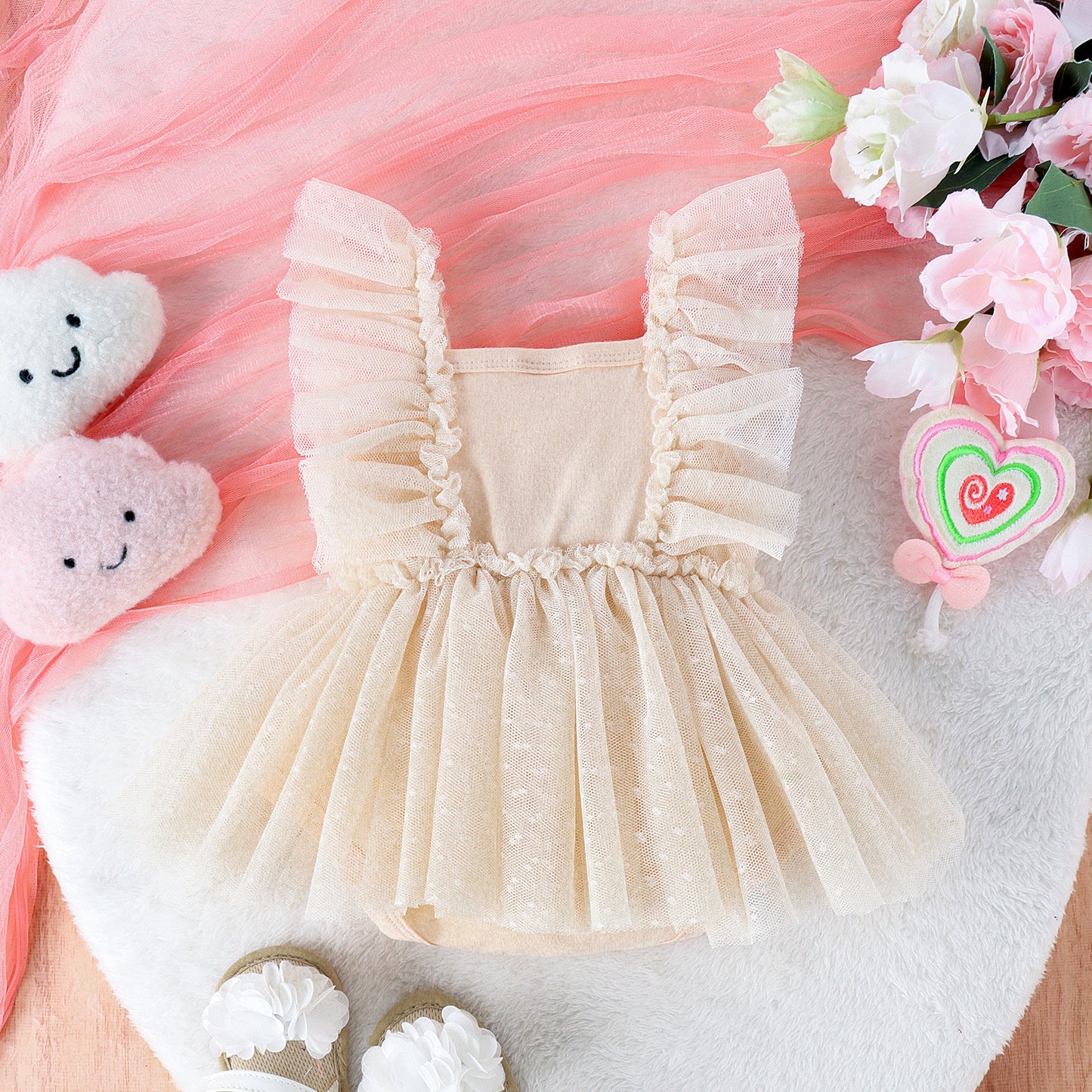 TwinkleTutu – Baby Princess Skirted Jumpsuit