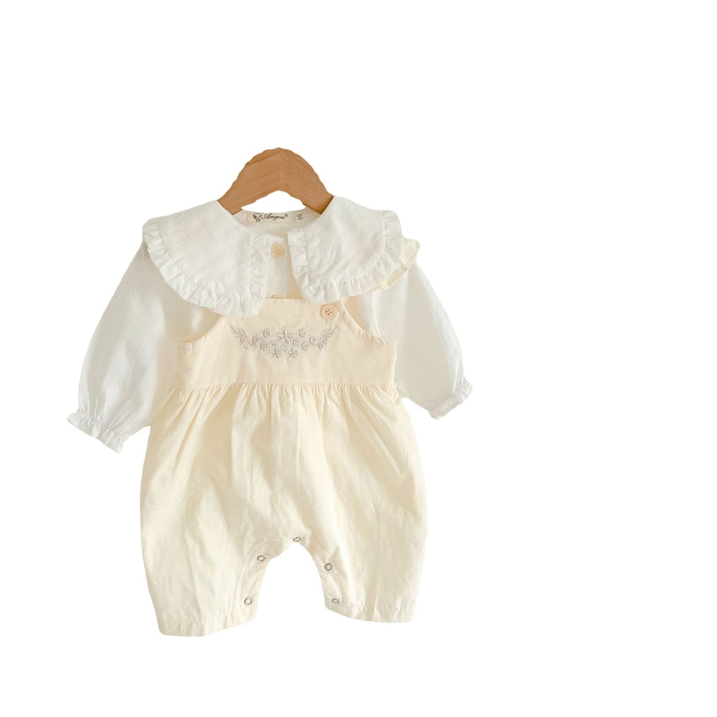 BlossomBelle – Baby Girl Suspender Romper