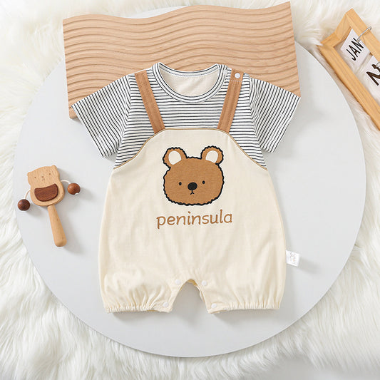 CuddleCub –  Short Sleeve Baby Romper