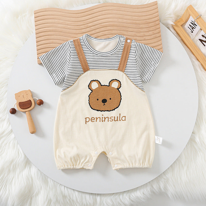 CuddleCub –  Short Sleeve Baby Romper