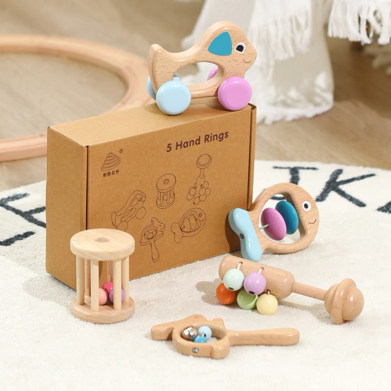 PureWood Rattle Set