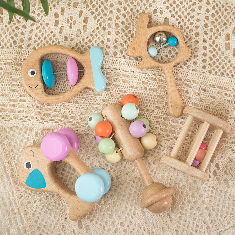 PureWood Rattle Set