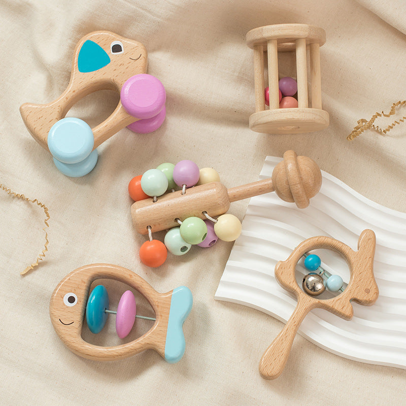 PureWood Rattle Set