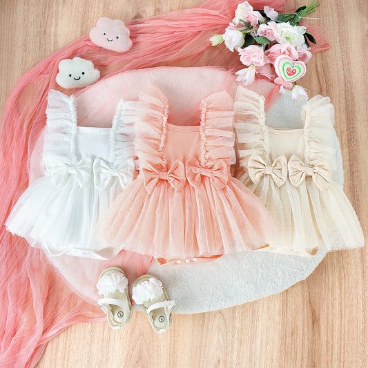 TwinkleTutu – Baby Princess Skirted Jumpsuit