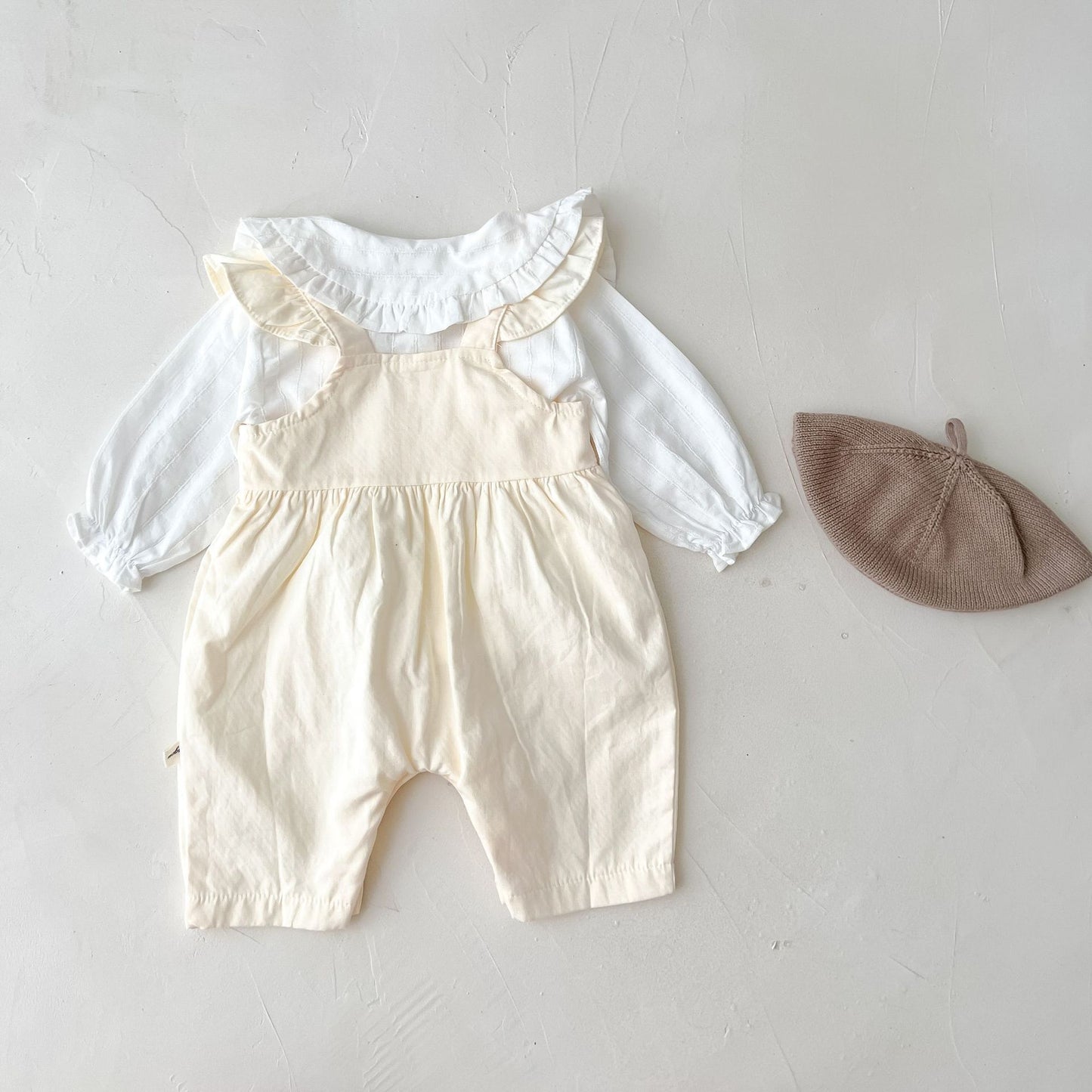 BlossomBelle – Baby Girl Suspender Romper