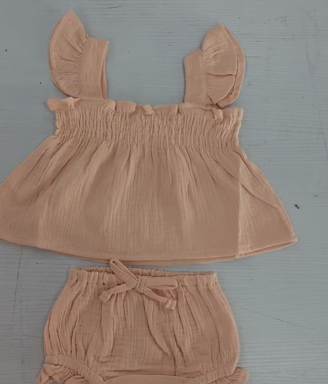 Girls' Sling Top & Shorts Set