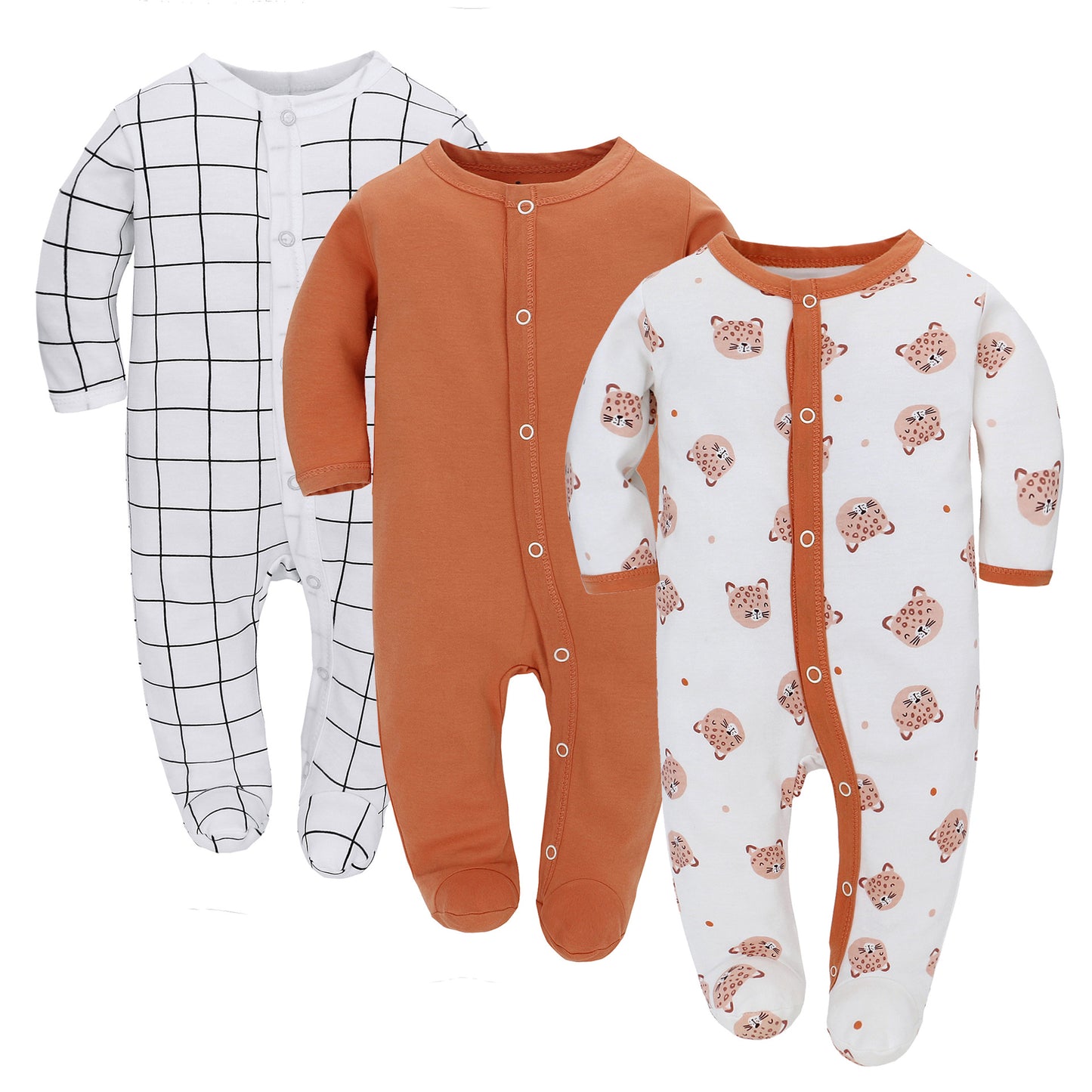 TinyHugs – 3-Piece Baby Jumpsuit Collection