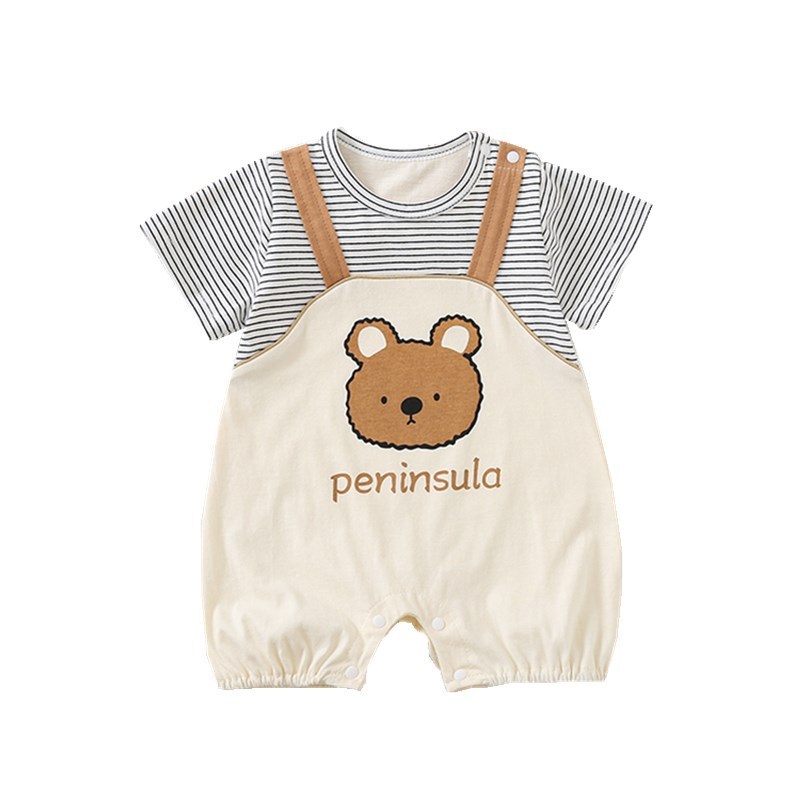 CuddleCub –  Short Sleeve Baby Romper