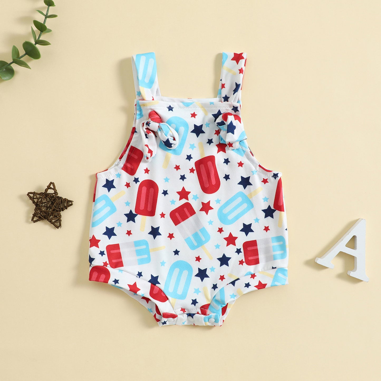 TinyTwist – Knotted Baby Romper