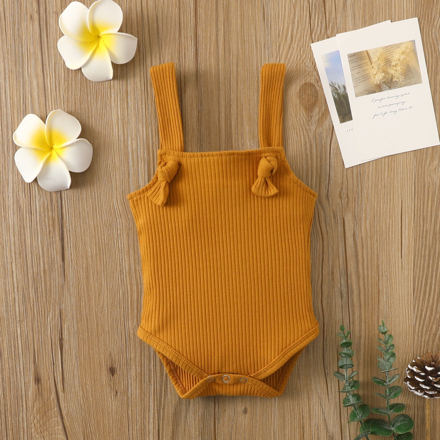 SunnySnaps – Baby Cotton Strap Romper
