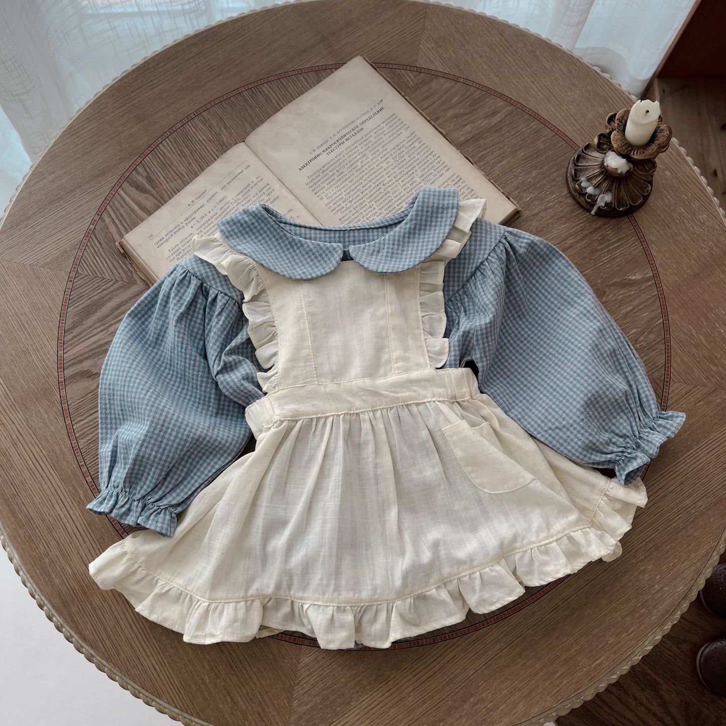 SweetPlaid – Baby Girl Baby Girl Romper & Skirt