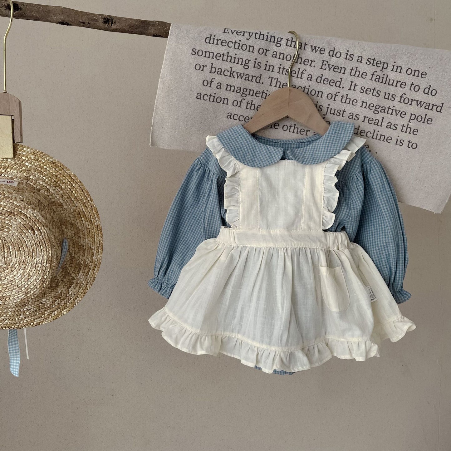 SweetPlaid – Baby Girl Baby Girl Romper & Skirt