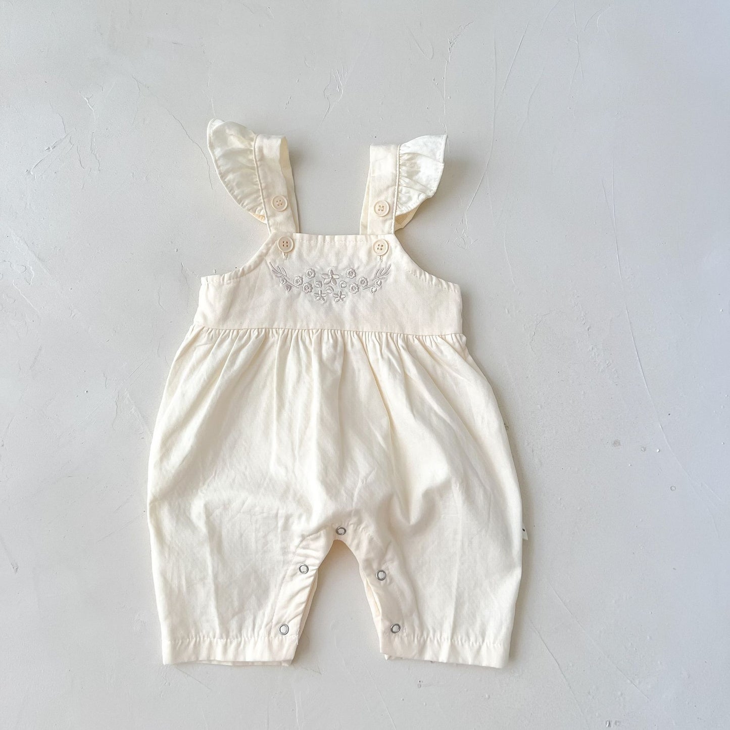 BlossomBelle – Baby Girl Suspender Romper
